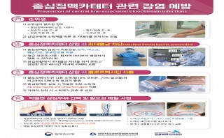 중심정맥카테터 관련 감염예방(포스터)