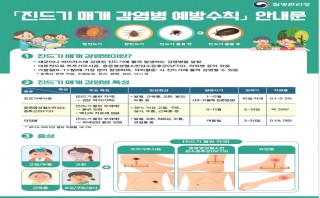 (어린이용)진드기 매개 감염병 예방수칙 안내문(질병관리청)